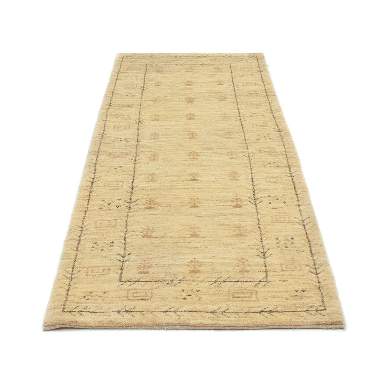 Tappeto corsia Tappeto Gabbeh - Persero - 236 x 85 cm - beige