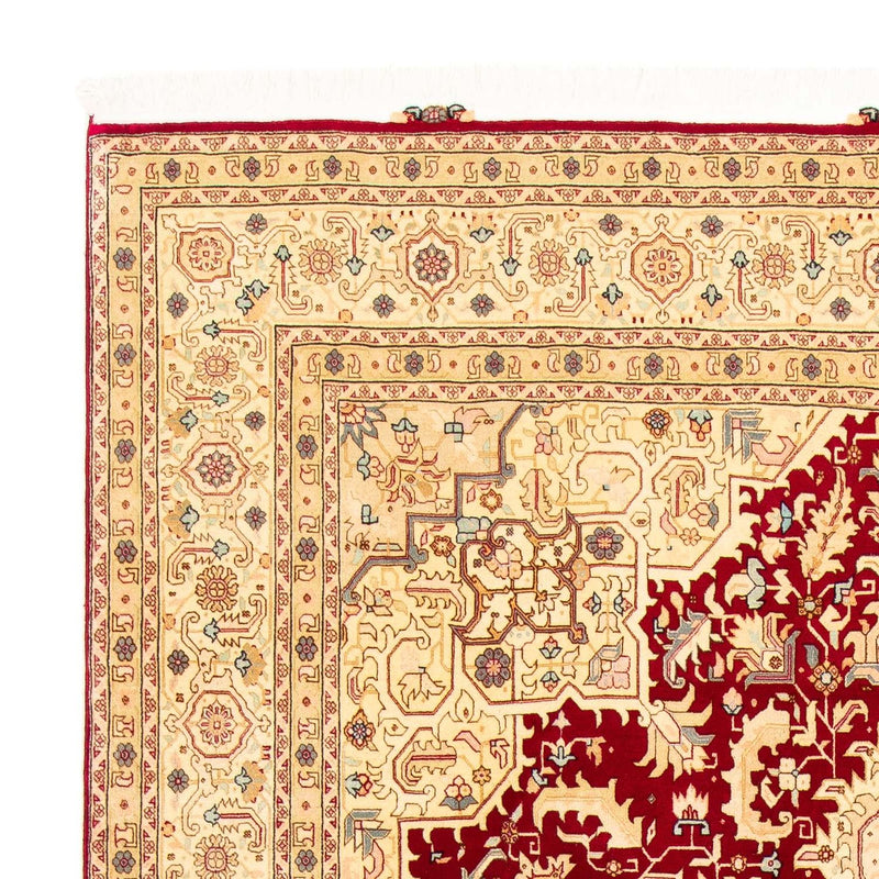 Tappeto Persero - Tabriz - Reale - 300 x 200 cm - rosso scuro