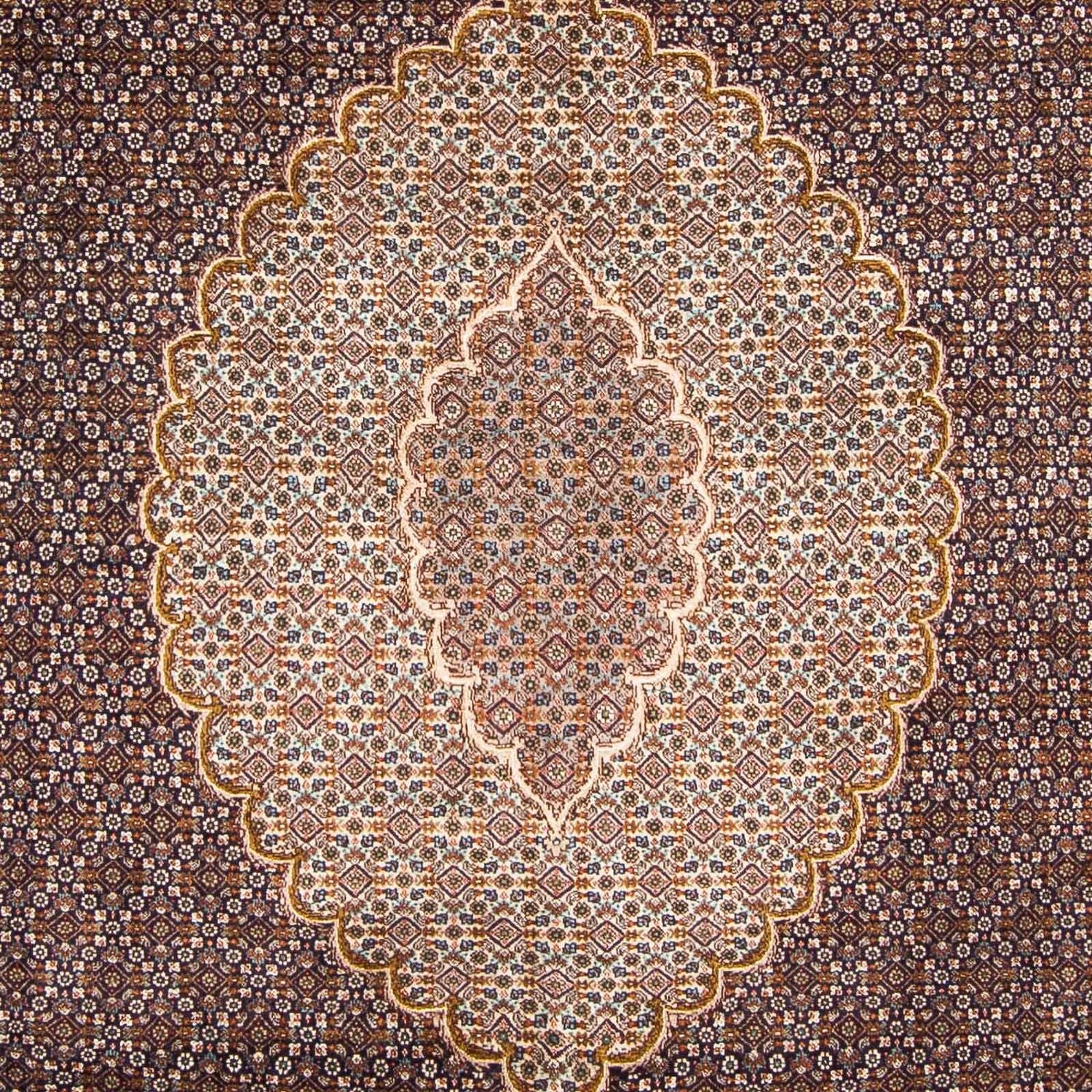 Tappeto Persero - Tabriz - 295 x 202 cm - blu scuro