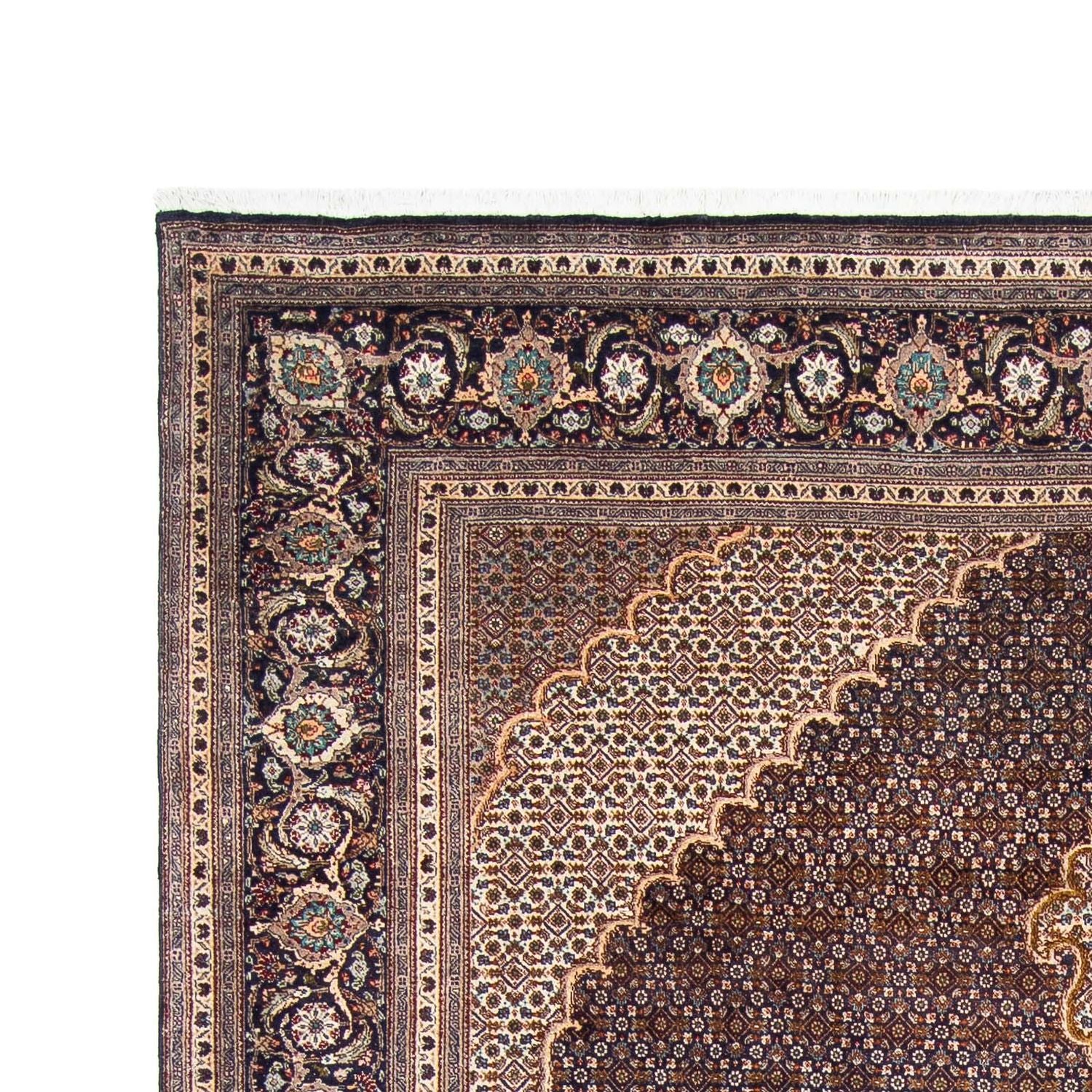 Tappeto Persero - Tabriz - 295 x 202 cm - blu scuro