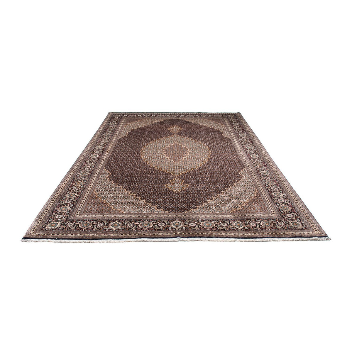 Tappeto Persero - Tabriz - 295 x 202 cm - blu scuro
