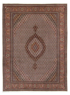 Tappeto Persero - Tabriz - 341 x 251 cm - marrone scuro
