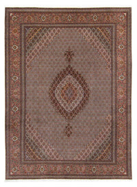 Tappeto Persero - Tabriz - 341 x 251 cm - marrone scuro
