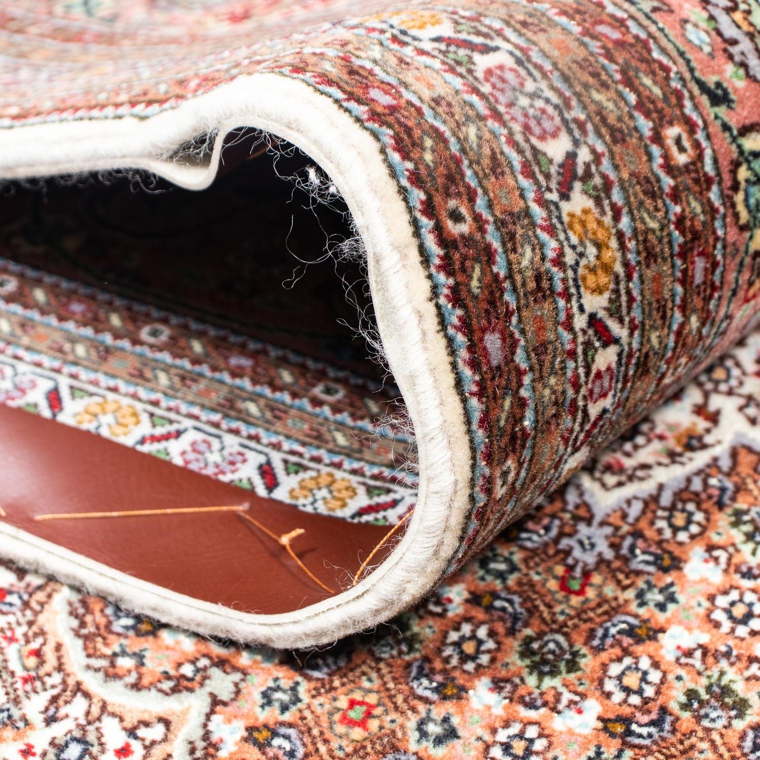 Tappeto Persero - Tabriz - 341 x 251 cm - marrone scuro