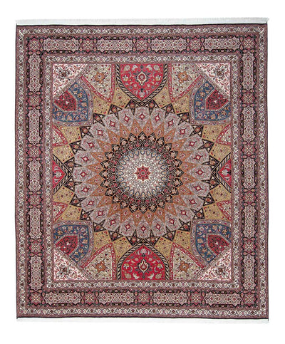 Tabriz - 50 Raj Tappeto 254x303cm - Tappeto persiano