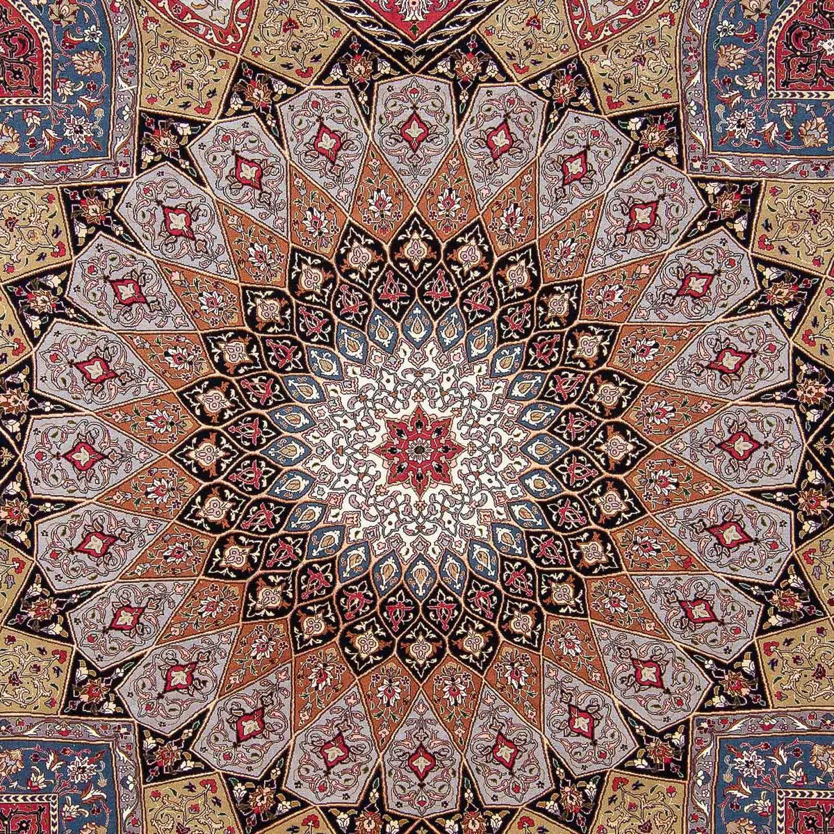 Tappeto Persero - Tabriz - Reale - 303 x 254 cm - multicolore