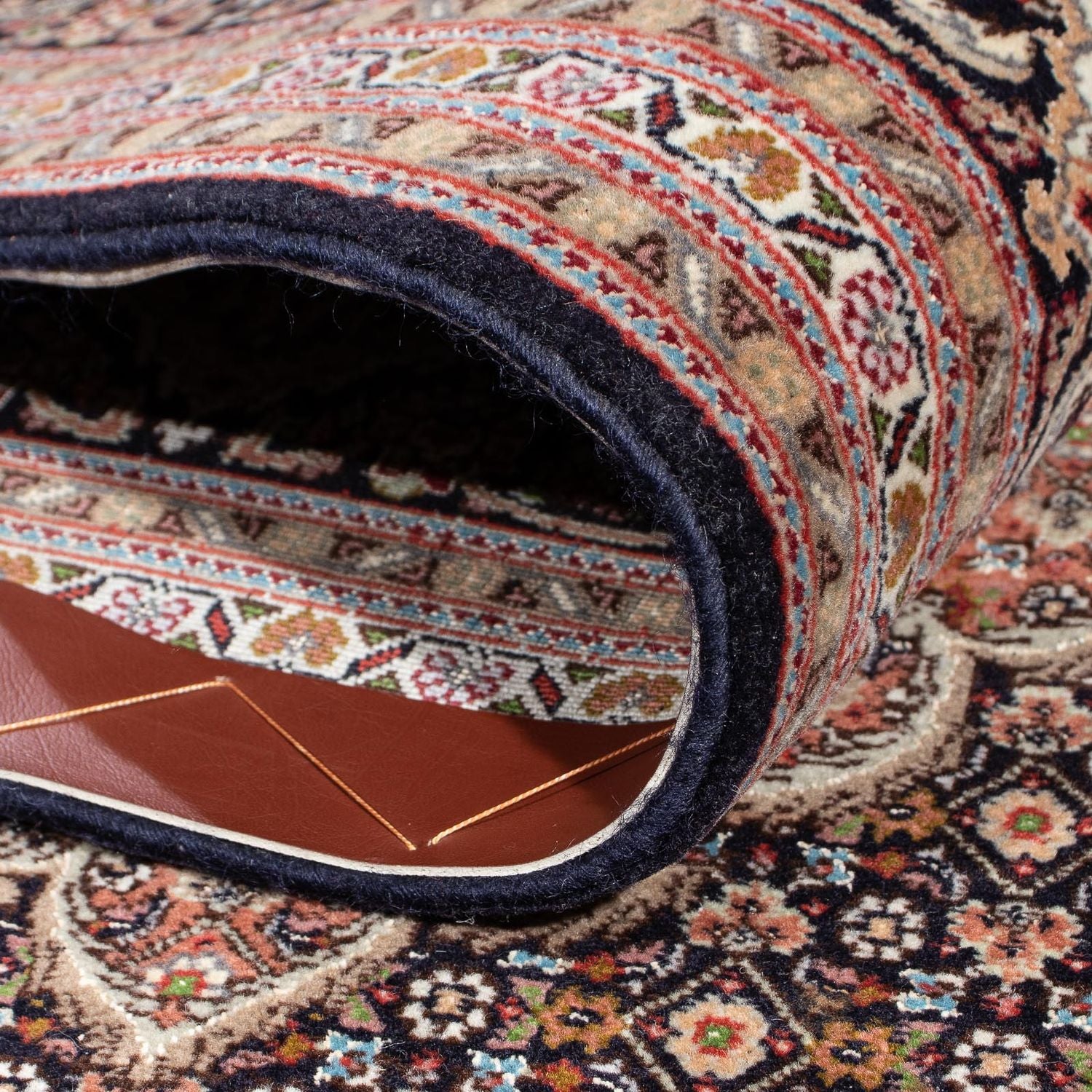 Tappeto Persero - Tabriz - 294 x 208 cm - marrone scuro