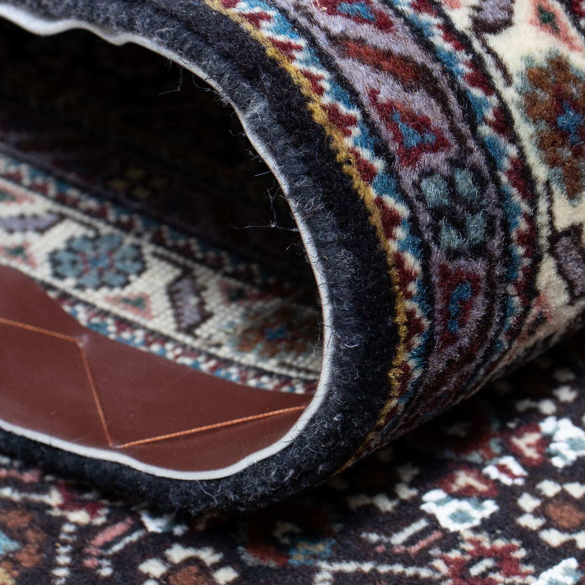 Tappeto corsia Tappeto Persero - Tabriz - 350 x 70 cm - grigio