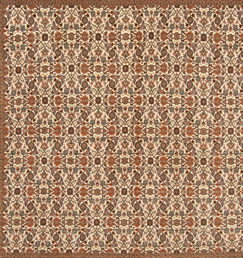 Tappeto Persero - Tabriz quadrato  - 215 x 202 cm - marrone chiaro