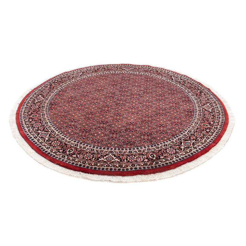 Tappeto Persero - Bidjar rotondo  - 160 x 160 cm - rosso scuro