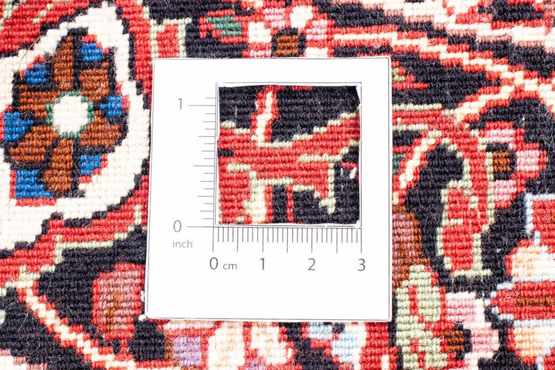 Tappeto Persero - Bidjar rotondo  - 160 x 160 cm - rosso scuro