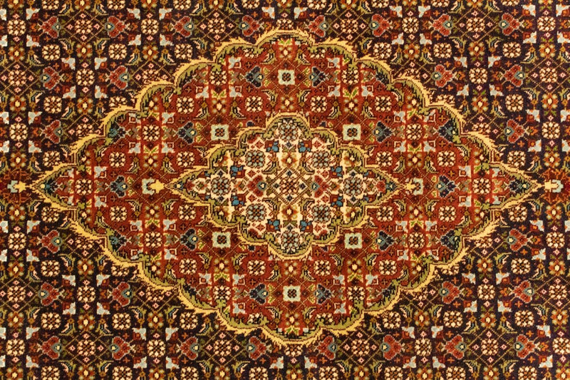 Tappeto Persero - Tabriz - 152 x 100 cm - rosso scuro