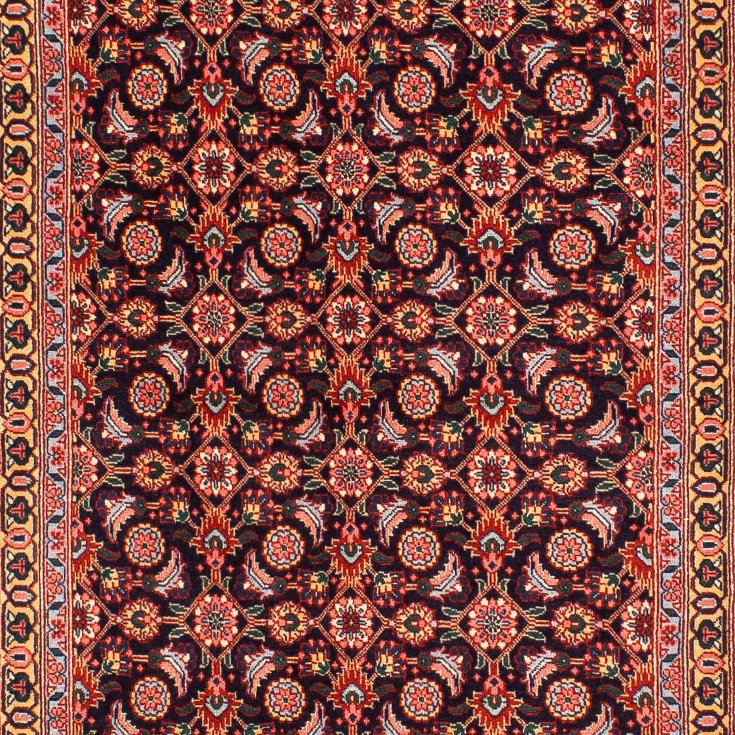 Tappeto corsia Tappeto Persero - Tabriz - 295 x 70 cm - marrone