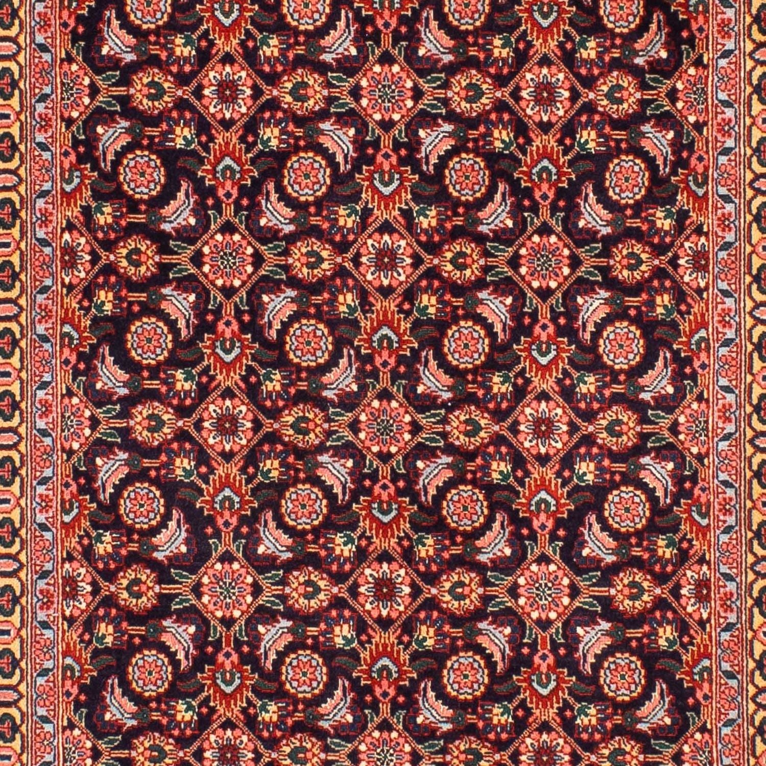 Tappeto corsia Tappeto Persero - Tabriz - 302 x 80 cm - marrone