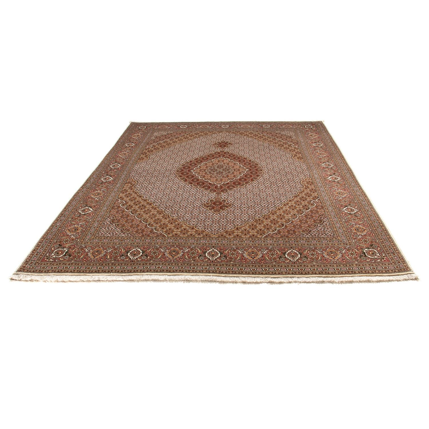 Tappeto Persero - Tabriz - 254 x 205 cm - marrone