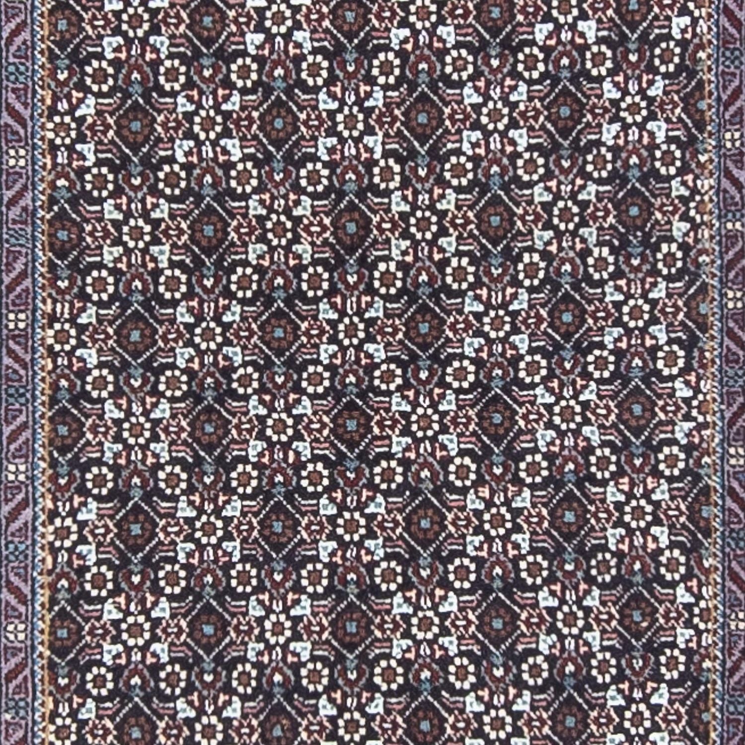 Tappeto corsia Tappeto Persero - Tabriz - 348 x 70 cm - grigio