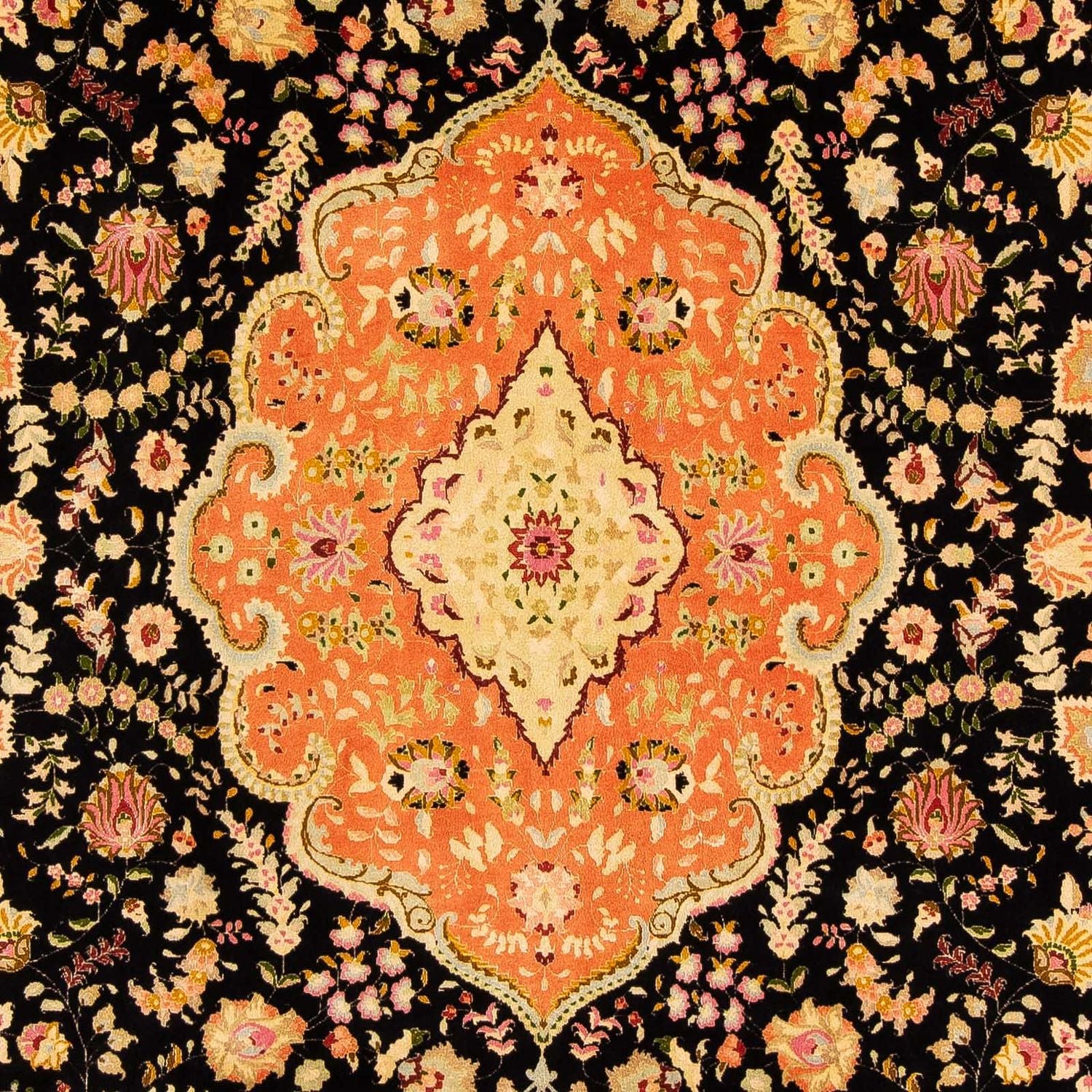 Tappeto Persero - Tabriz - Reale - 302 x 197 cm - marrone chiaro