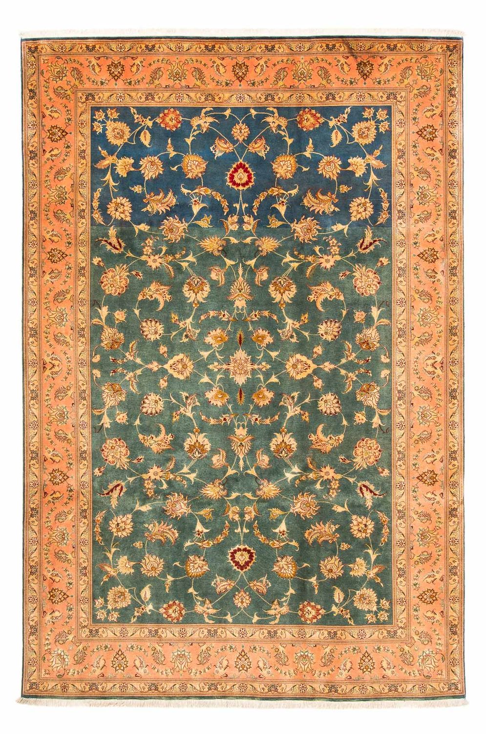Tappeto Persero - Tabriz - Reale - 305 x 200 cm - verde chiaro