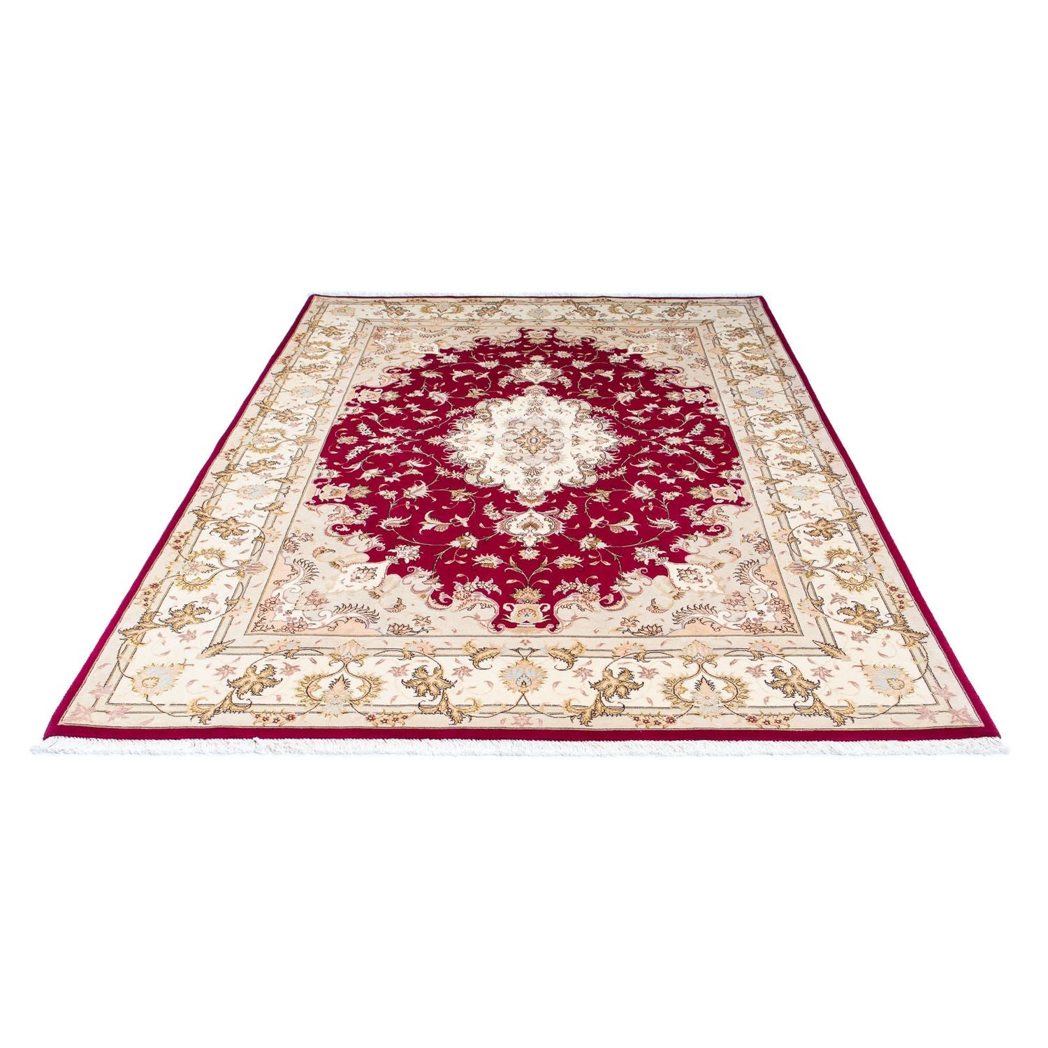 Tappeto Persero - Tabriz - Reale - 247 x 171 cm - rosso