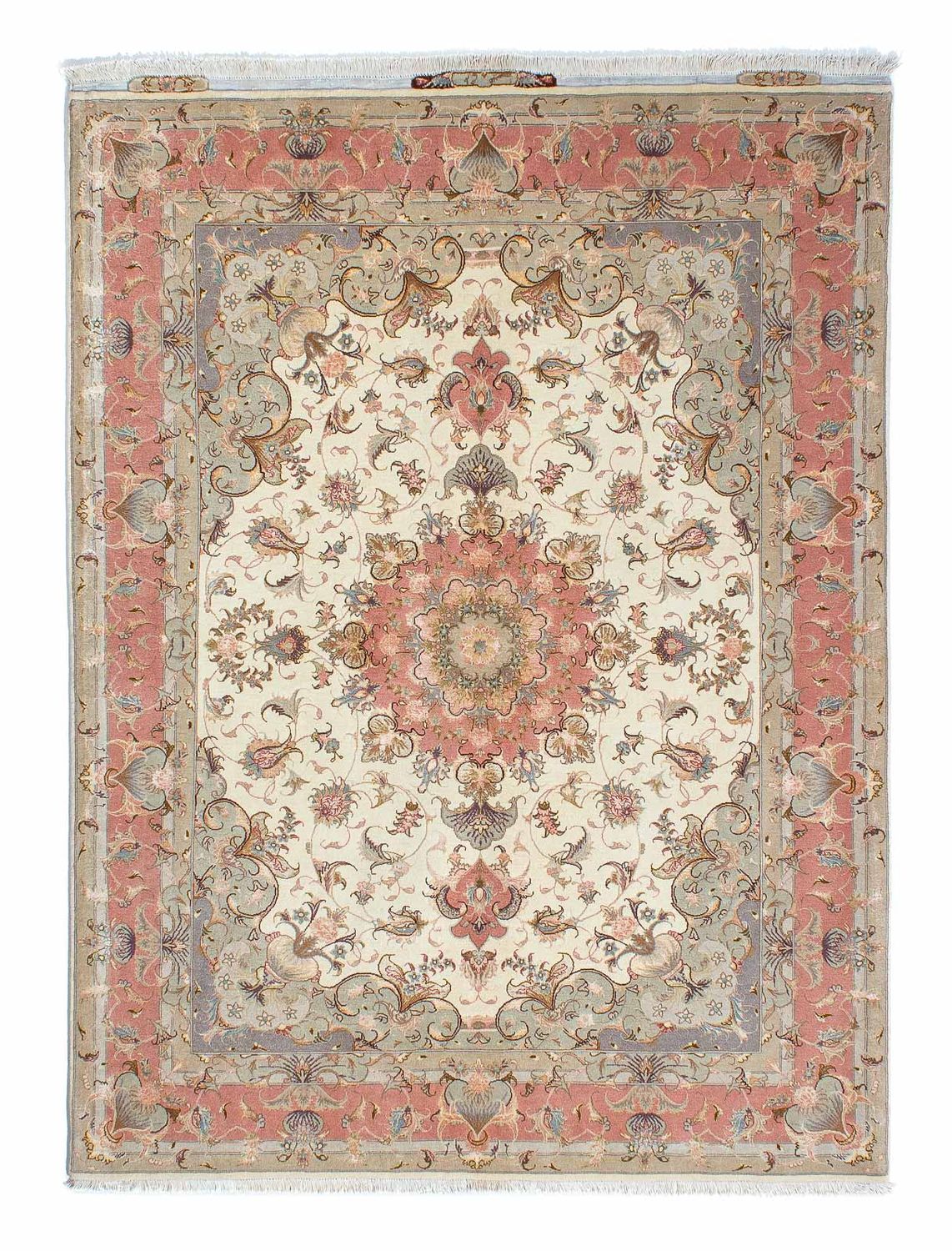 Tappeto Persero - Tabriz - Reale - 206 x 152 cm - beige