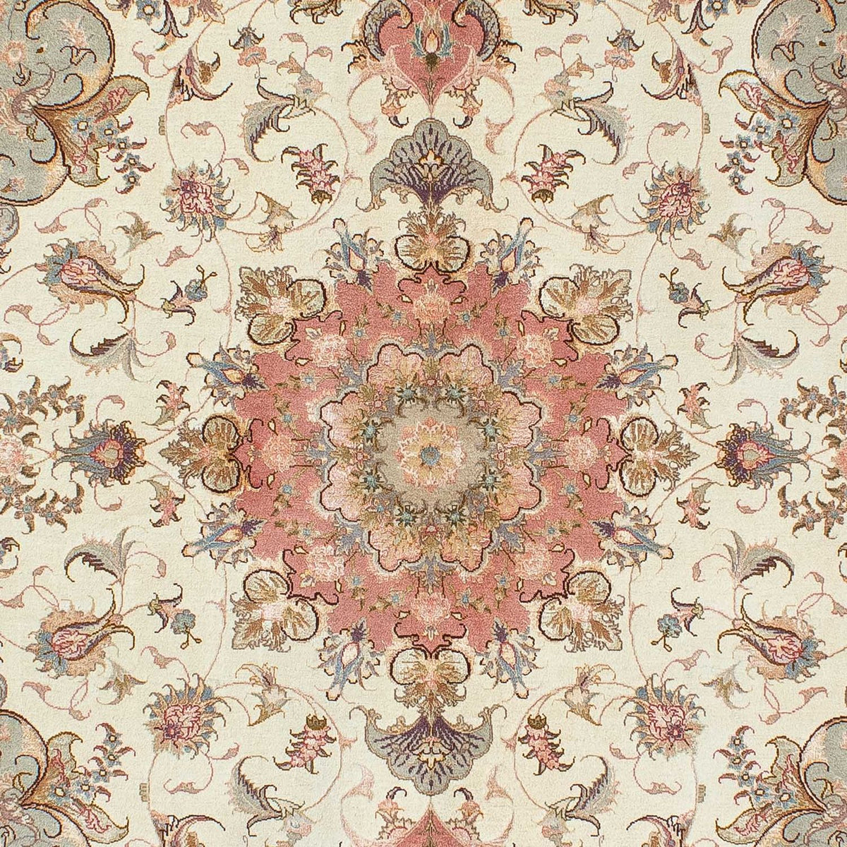 Tappeto Persero - Tabriz - Reale - 206 x 152 cm - beige