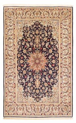 Tappeto Persero - Isfahan - Premio - 327 x 202 cm - blu scuro