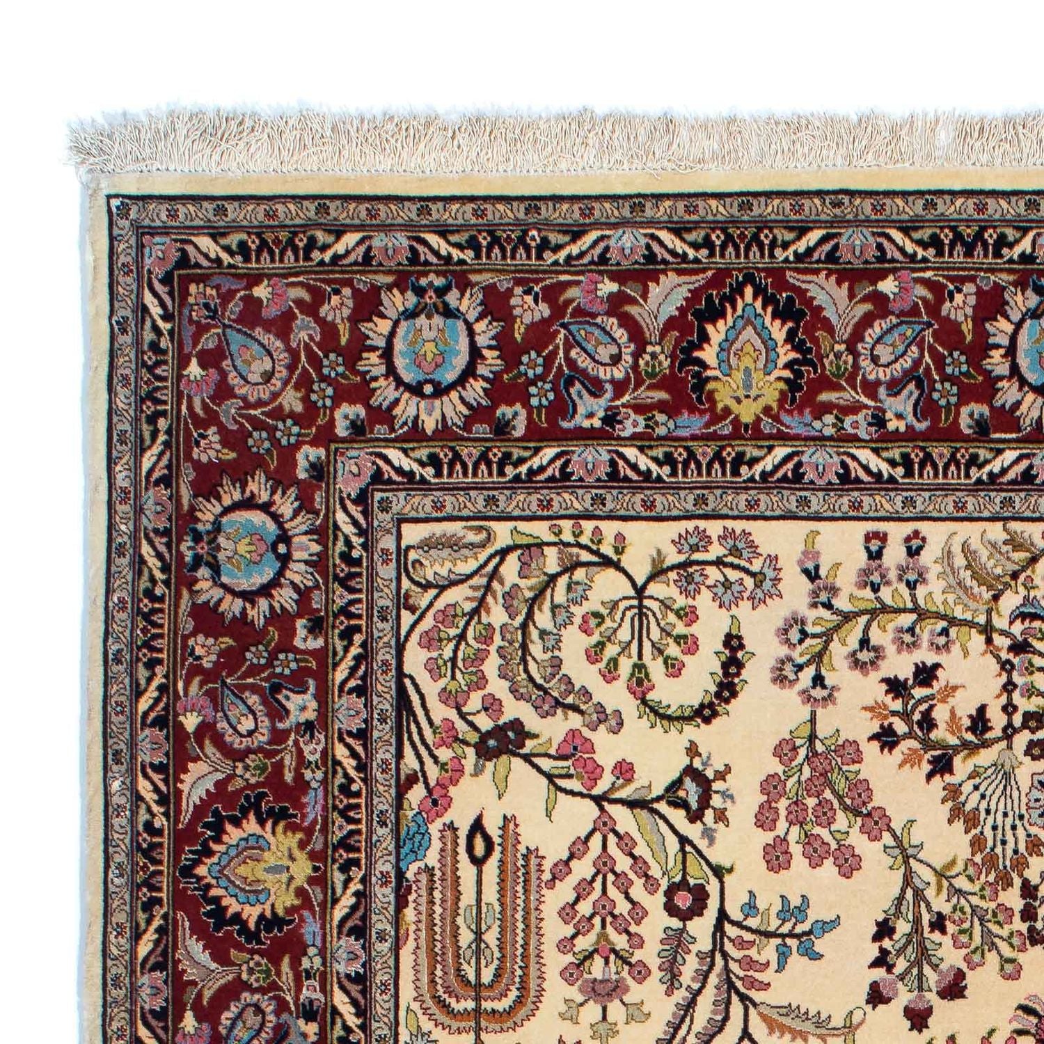 Tappeto Persero - Ghom - 207 x 142 cm - beige