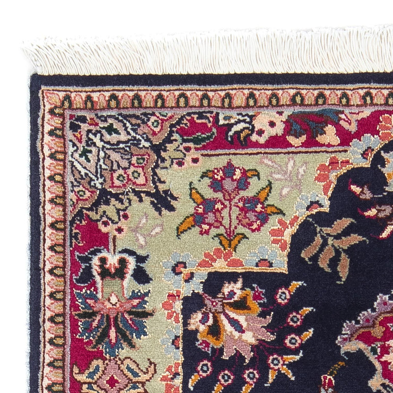 Tappeto Persero - Tabriz - Reale - 90 x 60 cm - blu scuro