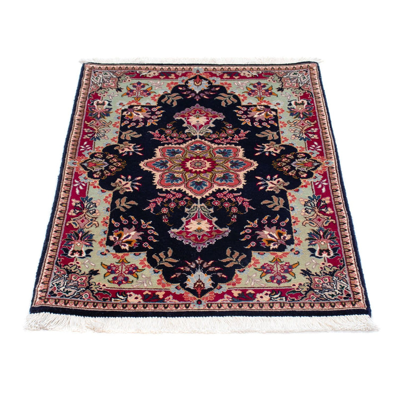 Tappeto Persero - Tabriz - Reale - 90 x 60 cm - blu scuro