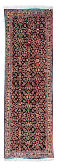 Tappeto corsia Tappeto Persero - Tabriz - 202 x 67 cm - blu scuro