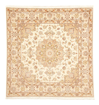 Tappeto Persero - Tabriz - Reale quadrato  - 206 x 202 cm - beige
