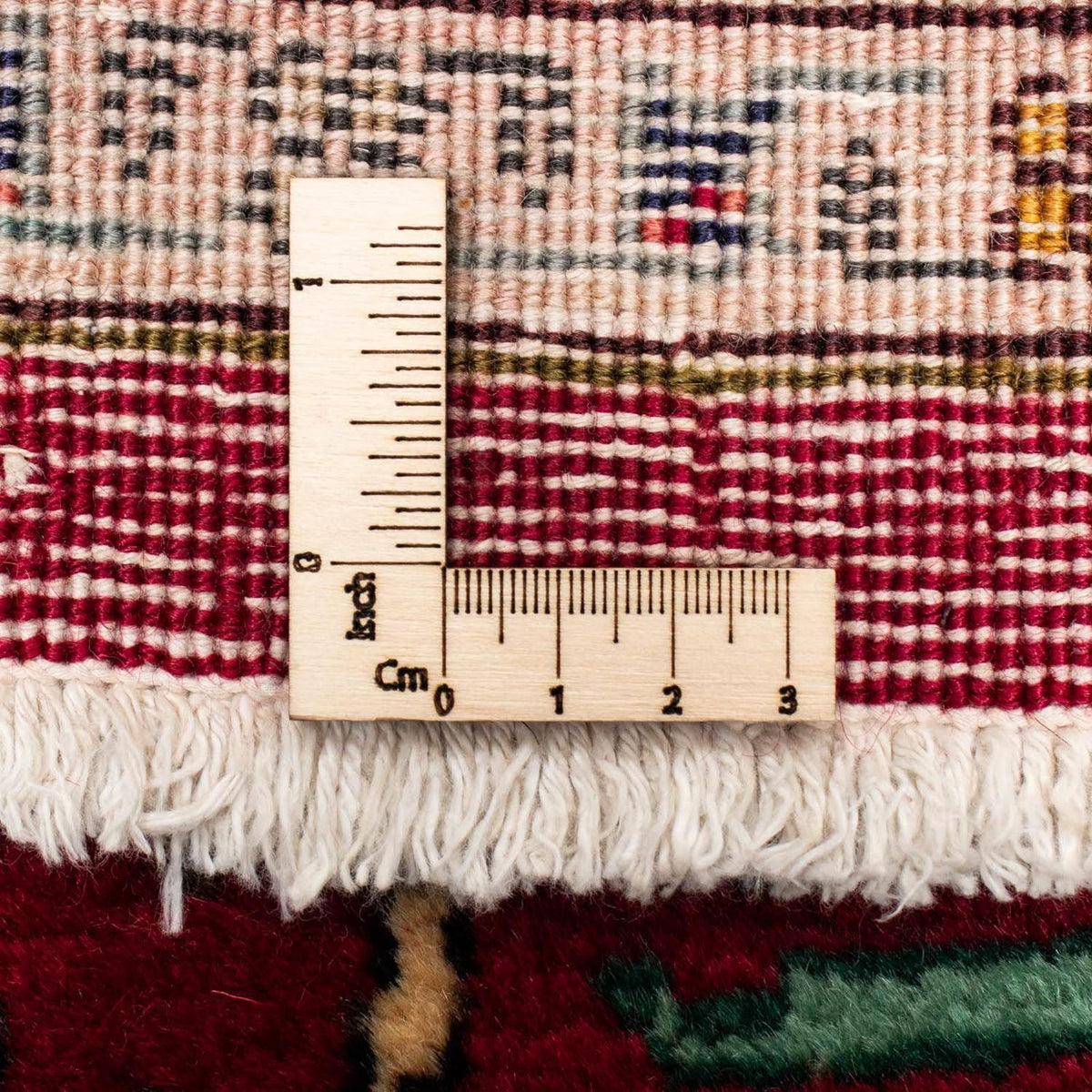 Tappeto corsia Tappeto Persero - Tabriz - 265 x 106 cm - rosso scuro