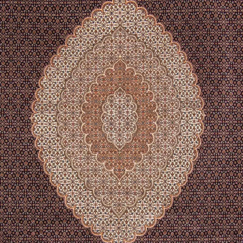 Tappeto Persero - Tabriz - 352 x 252 cm - marrone chiaro