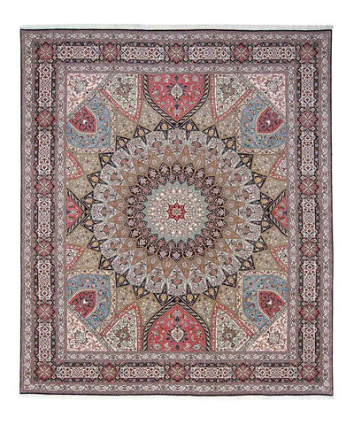 Tabriz - 50 Raj Tappeto 252x303cm - Tappeto persiano