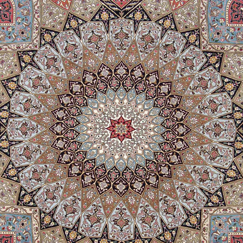 Tappeto Persero - Tabriz - Reale - 303 x 252 cm - multicolore