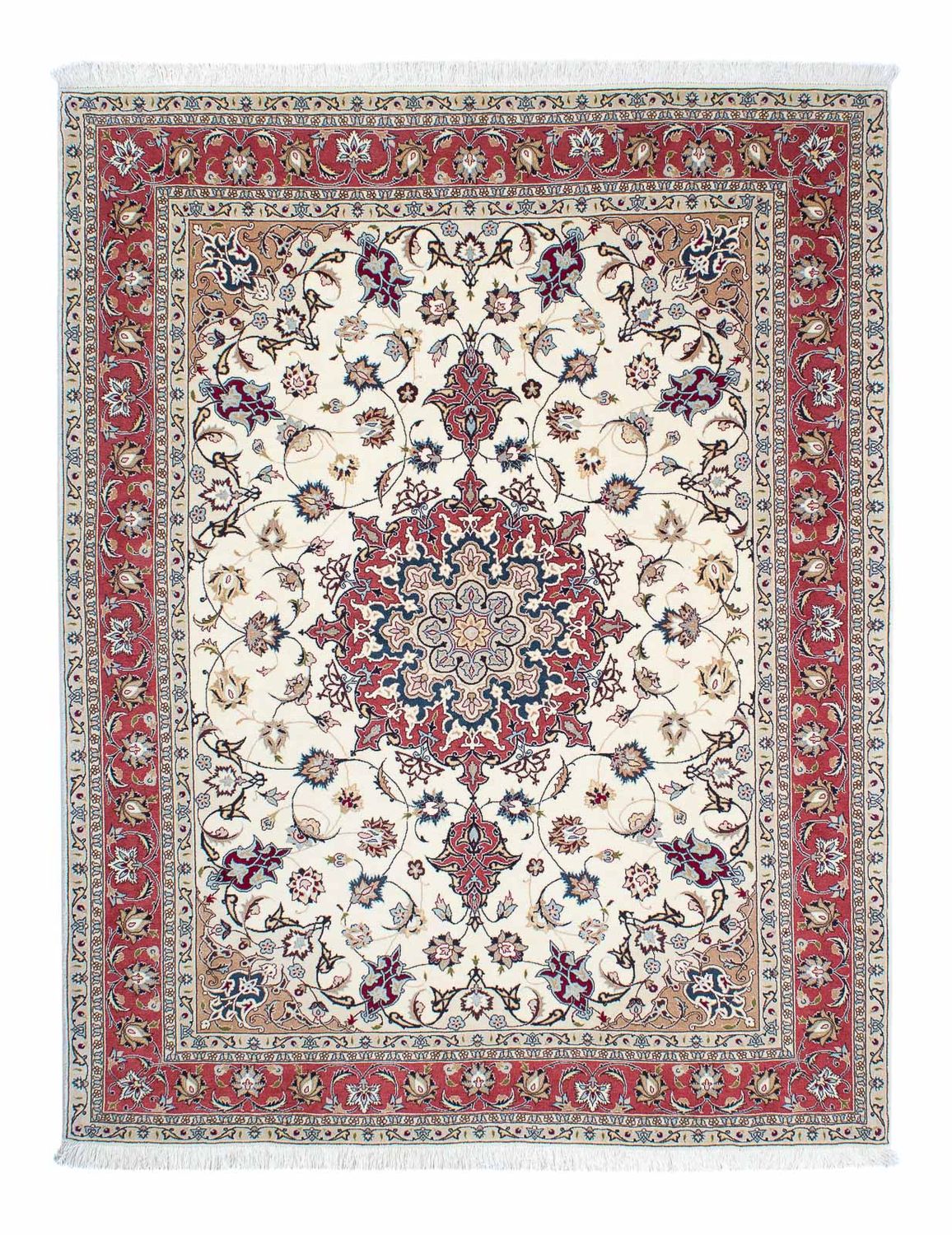 Tappeto Persero - Tabriz - Reale - 198 x 154 cm - beige