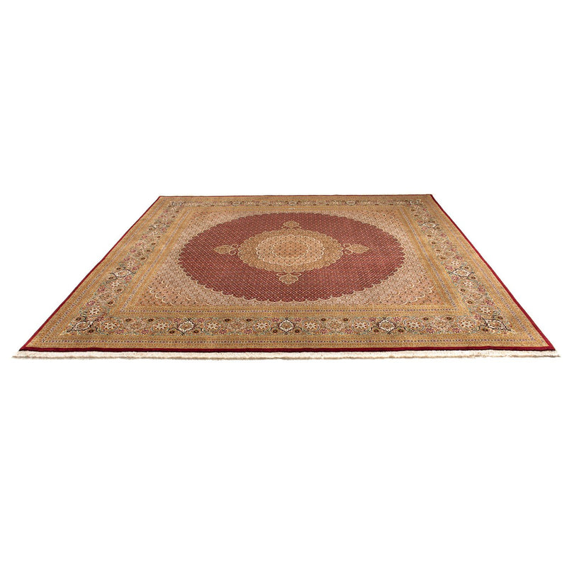 Tappeto Persero - Tabriz quadrato  - 251 x 247 cm - rosso scuro