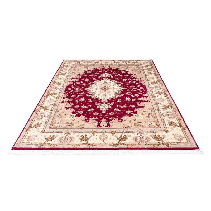 Tappeto Persero - Tabriz - Reale - 243 x 165 cm - rosso scuro