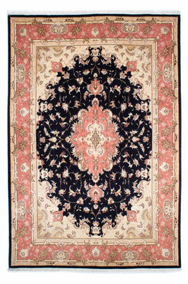 Tappeto Persero - Tabriz - Reale - 245 x 168 cm - blu scuro