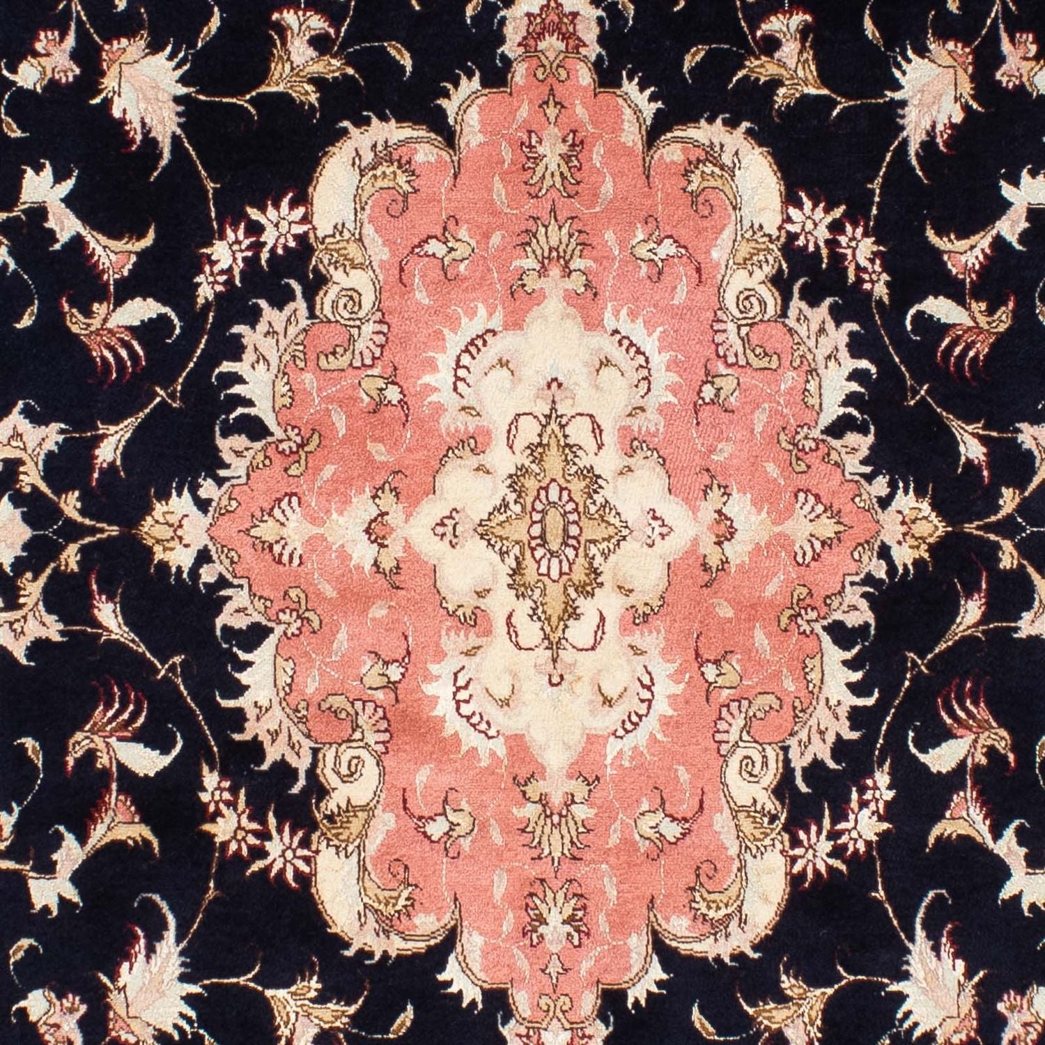 Tappeto Persero - Tabriz - Reale - 245 x 168 cm - blu scuro