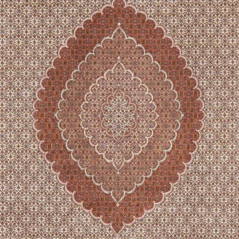 Tappeto Persero - Tabriz - 358 x 255 cm - marrone chiaro