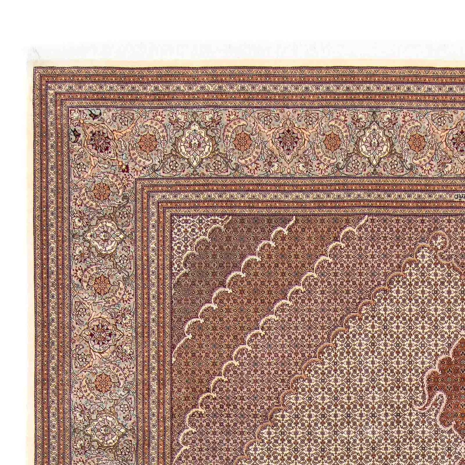 Tappeto Persero - Tabriz - 358 x 255 cm - marrone chiaro