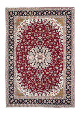 Tappeto Persero - Tabriz - Reale - 305 x 205 cm - rosso scuro