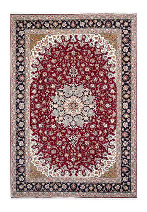 Tappeto Persero - Tabriz - Reale - 305 x 205 cm - rosso scuro