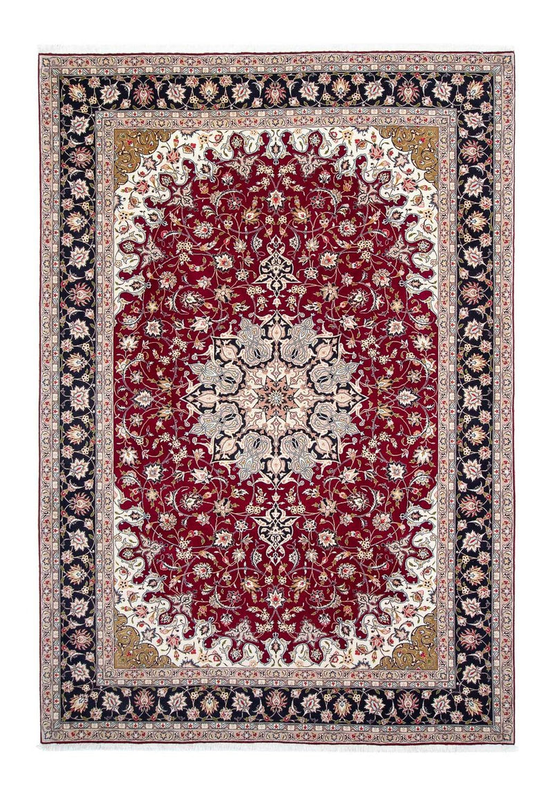 Tappeto Persero - Tabriz - Reale - 305 x 205 cm - rosso scuro