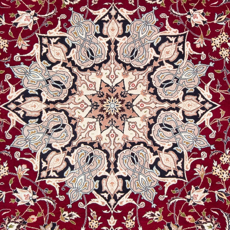 Tappeto Persero - Tabriz - Reale - 305 x 205 cm - rosso scuro