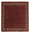 Tappeto Persero - Bidjar quadrato  - 207 x 200 cm - rosso scuro