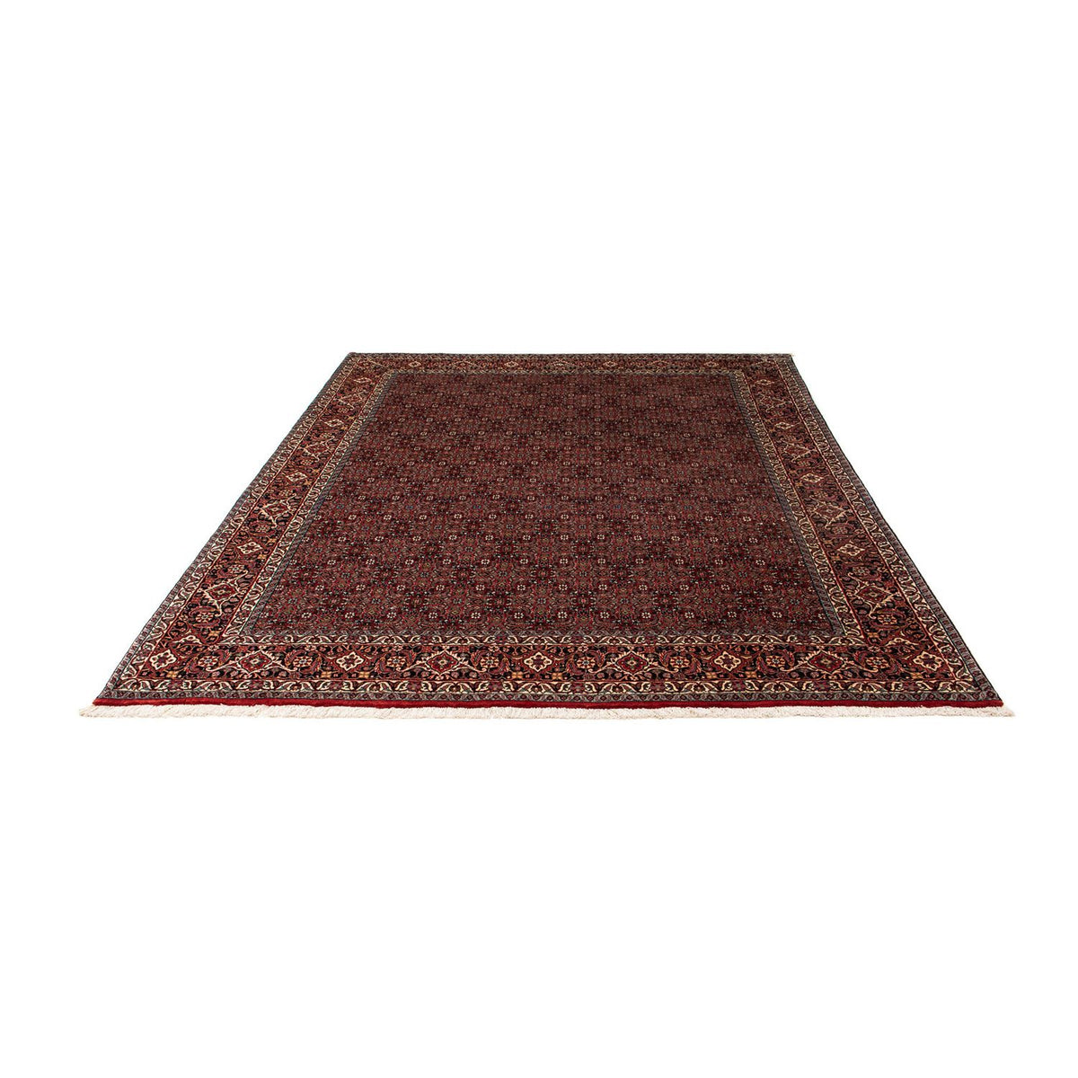Tappeto Persero - Bidjar - 242 x 202 cm - rosso scuro