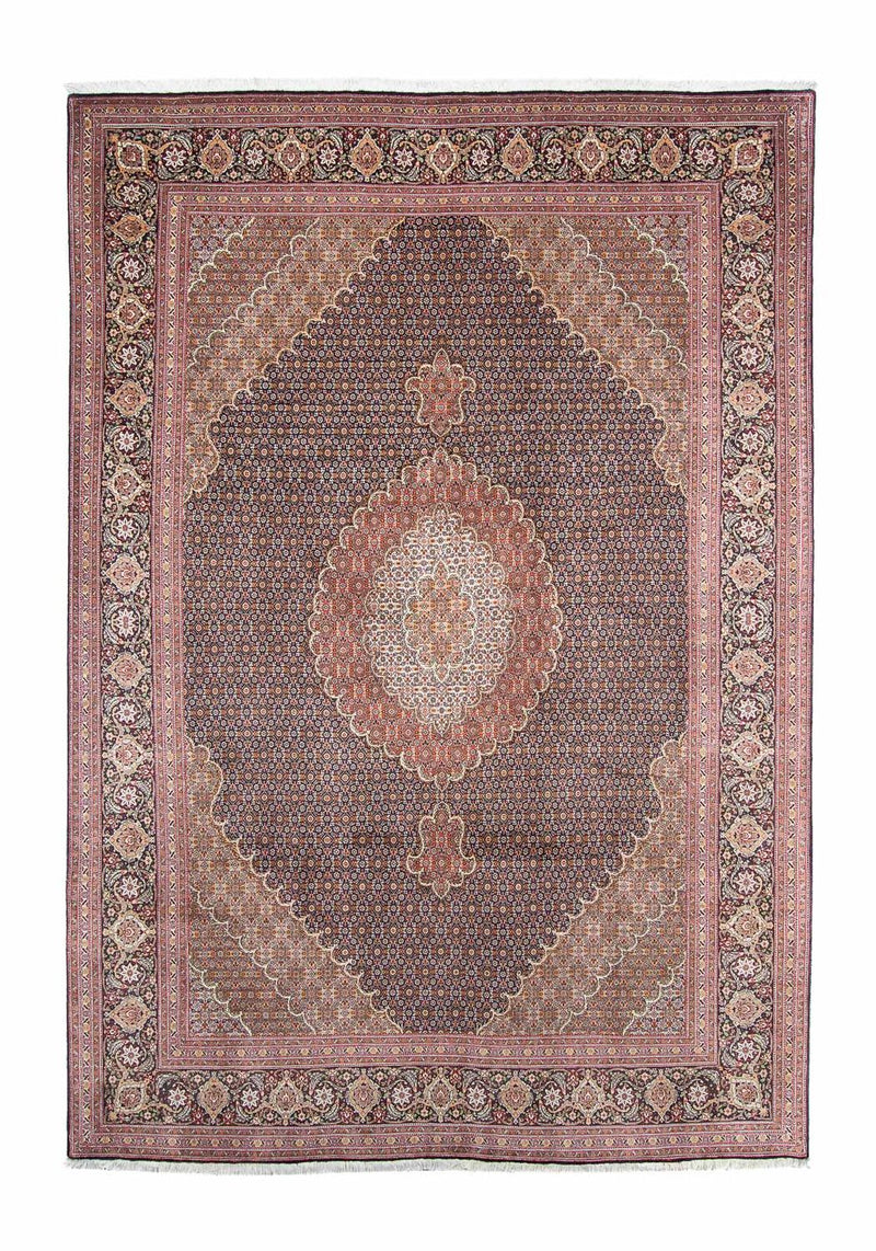 Tappeto Persero - Tabriz - 302 x 210 cm - blu scuro