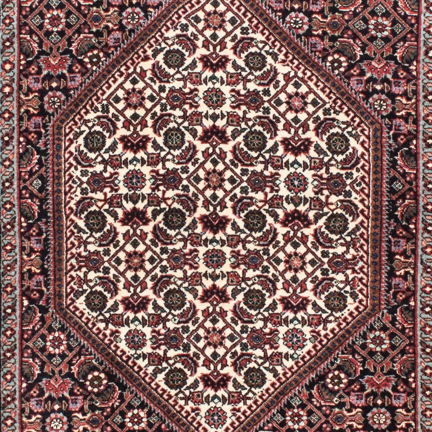 Tappeto corsia Tappeto Persero - Bidjar - 216 x 72 cm - blu scuro